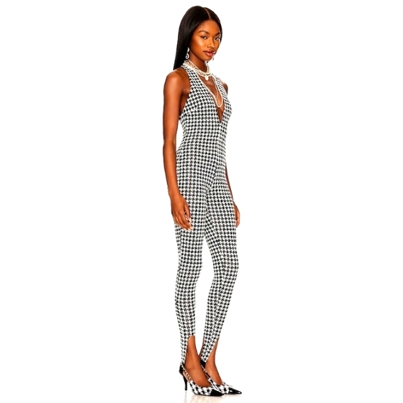 Lovers and Friends Hyperion Jumpsuit in Black & White - Picture 3 of 8